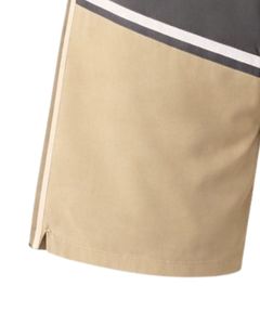 Shorts décontractés pour hommes gris anthracite et kaki à blocs de couleur, avec cordon de serrage, poches zippées, séchage rapide, confortables, pour l'été et le sport - Product Image 6
