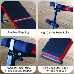 Banc utilitaire multi-positions réglable pour la musculation à domicile et l'entraînement en force, chaise de redressement avec conception pliable - Product Image 3