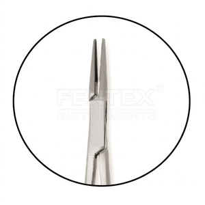 Porte-aiguille microvasculaire avec inserts en carbure de tungstène, motif fin et délicat - Product Image 5