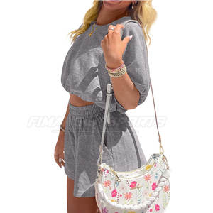 Ensemble Crop Top Femme Tendance en Matière Durable, Style Streetwear, Vente Chaude - Product Image 5