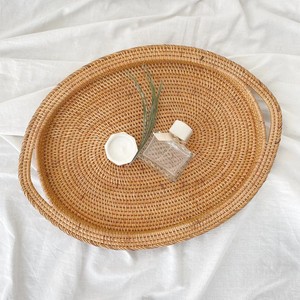 Elegante bandeja de servir para té y café, moderna, hecha a mano, de ratán, a precio competitivo. - Product Image 6