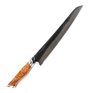 Burraq Ecommerce Custom Handmade NEW Carbon Steel Chef <b>Knife</b> 8 Inch Blade 3.0mm Thickness Beautiful Wood Handle Sheath Gift - Product Image 4