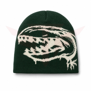 Gorro de Punto Unisex Verde 100% Acrílico Transpirable e Impermeable de Tactus Industries, 58-60CM, Gorro Casual de Invierno para Adultos - Product Image 1