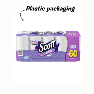 OEM ODM Durable Flexible <b>Plastic</b> <b>Packaging</b> with Gravure Printing for Toilet Paper Bedding & Cookware Made by PE Export Supplier - Product Image 1