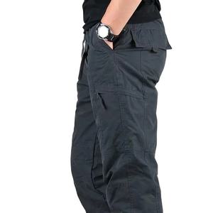 Pantalon cargo polaire pour homme, pantalon tactique en peluche d'hiver, joggers décontractés 3XL, pantalon de randonnée ample coréen, pantalon thermique chaud pour la course à pied - Product Image 4