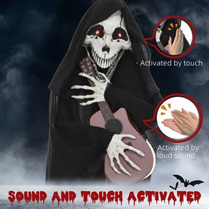 Decorazioni animate di Halloween per esterni a tema Grim Reaper per un divertimento spaventoso - Product Image 6
