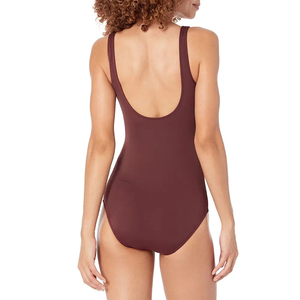 Traje de Baño de Una Pieza para Mujer, sin Espalda, de Secado Rápido y Antibacteriano, Material Spandex/Poliéster - Product Image 4