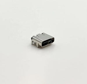 Lite 24 pin Loại C SMT <span class=keywords><strong>USB</strong></span> 2.<span class=keywords><strong>0</strong></span>/<span class=keywords><strong>3</strong></span>.<span class=keywords><strong>0</strong></span>/<span class=keywords><strong>3</strong></span>.1/<span class=keywords><strong>3</strong></span>.2 nữ ổ cắm kết nối RoHS compliant 100V AC 3A Đánh giá hiện tại cho máy quét - Product Image 1