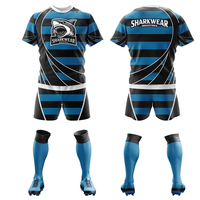 Seragam Rugby Edisi Baru yang Sedang Tren, Ringan, Cepat Kering, Bahan Polyester Bernapas, Berkualitas Tinggi