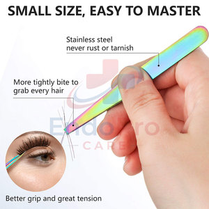 <b>Makeup</b> Helper <b>Tools</b> Eyebrow Clip Set For Salon Use Eyebrow Clip Set Strong Hold Eyebrow Clip Set Pack - Product Image 2