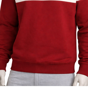 Sudadera de cuello redondo de alta calidad con bloques de color, estilo casual, para invierno, de forro polar y algodón, para hombre. - Product Image 5