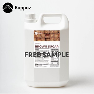 Sirop de sucre roux 5kg Bouteille Halal HACCP Végétarien pour les magasins de Bubble Tea et de Milk Tea OEM ODM - Product Image 1