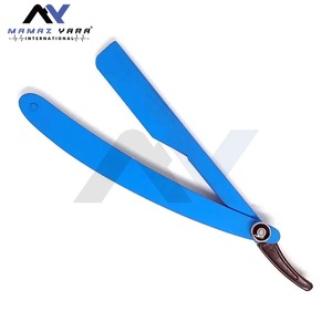Navaja de Afeitar Tradicional Desechable Plegable para Barbero, Cuchilla Recta Manual para Afeitar, Recortar Cejas y Cabello, Herramienta de Cuidado Personal - Product Image 3