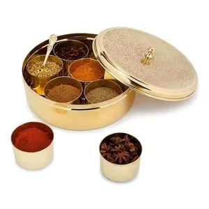 Caja de Almacenamiento Metálica de Alta Utilidad para Cocina, Organizador de Especias y Condimentos para Hierbas y Necesidades Culinarias - Product Image 1