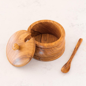 Wood Kitchen Bowls Sugar Pot <b>Jar</b> Sugar Bowl Salt Pepper Box Pot Customized Kitchen Container Wood Sugar Pot - Product Image 5