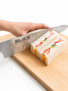 มีดเชฟเชิงพาณิชย์ 24 ซม. ใบมีดหยัก เหล็กกล้าผ่าตัด ญี่ปุ่น - Product Image 1