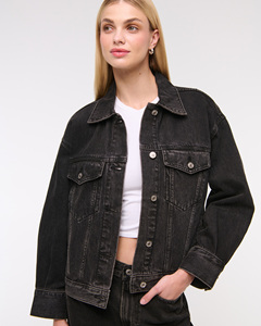 OEM Winter Wear Women <b>Cropped</b> <b>Denim</b> <b>Jacket</b> Casual Style Solid Color Street Fashion Jean <b>Jacket</b> - Product Image 6