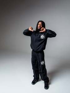 Woven <b>Summer</b> Breathable Windbreaker Tracksuit <b>Men</b> Lightweight Zip up <b>Jacket</b> and Pants Two Piece Streetwear Sportswear Set - Product Image 2