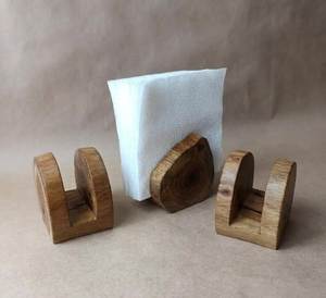 AZ ENTERPRISES Moderno Porta Servilletas de Madera con Forma de Pájaro, Decoración de Mesa Multiusos - Product Image 3