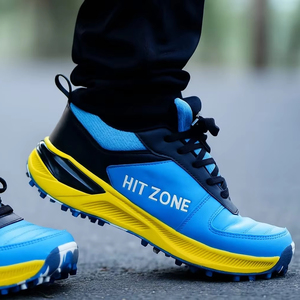 Calzado de Cricket HIT ZONE Edición Lujo, Suela de Goma Antideslizante, Personalizable para Jugadores de Nivel de Club y Torneo - Product Image 1