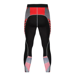 Ensemble de compression sportif avancé pour hommes : T-shirt et pantalon respirants pour la course et l'entraînement actif - Product Image 4