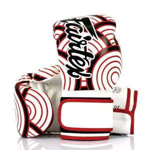 Gants de boxe professionnels Fairtex blancs avec doublure rouge, gants de boxe Twins en cuir véritable, gants de Muay Thai, gants de sparring, gants de kick-boxing - Product Image 5
