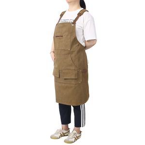 Grembiule da Lavoro in Tela Resistente da 16 oz per Falegnami, Comodamente Regolabile, Lungo per una Migliore Vestibilità - Product Image 3