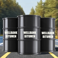 Bitume WELLBANK Grade 60/70 pour la construction routière, emballage en fût de 180 kg, certifié Geochem ASTM