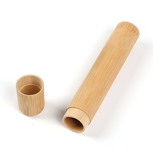 Ensemble de tubes de stockage en bambou naturel de haute qualité du Vietnam, emballage de différentes tailles OEM accepté - Product Image 4