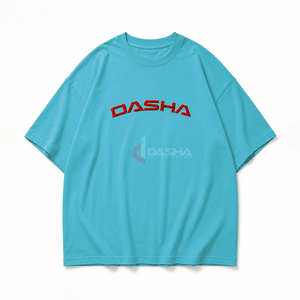 T-shirt Streetwear Oversize en Coton Épais à Épaules Tombantes Coupe Boxy – Vente en Gros OEM, Faible MOQ - Product Image 1