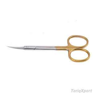 Ciseaux à cuticules professionnels de haute qualité, courbés, en acier inoxydable, pour droitiers/gauchers, ciseaux à ongles, ciseaux de manucure - Product Image 3