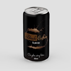OEM Private Label 180ml Listo para beber Café Robusta Arábica enlatado Muchos sabores Sabor suave Muestras de diseño sin cafeína - Product Image 5