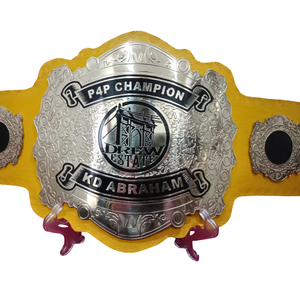 Cinturón de Campeonato de Lucha Libre Personalizado P4P Champion KD Abraham, Trofeo Deportivo de Alta Calidad - Product Image 2