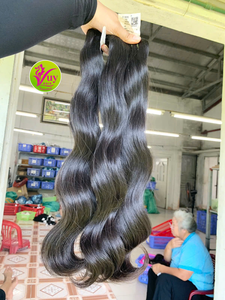 Cabello Humano Vietnamita 100% Natural de un Solo Donante, Ondulado, Negro, Alta Calidad, Todos los Colores, Precio al por Mayor, Envío a Todo el Mundo - Product Image 3