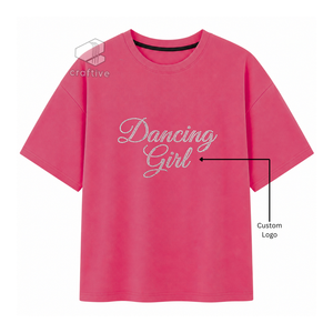 Traje de calentamiento personalizado para porristas con pedrería, ropa deportiva para equipos de competición, ropa deportiva para bailarinas. - Product Image 1