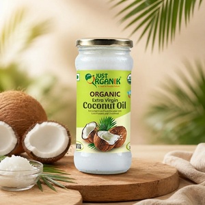Huile de coco vierge biologique pour la cuisine, les soins personnels, la nutrition des cheveux et l'hydratation de la peau, à la texture lisse - Product Image 6