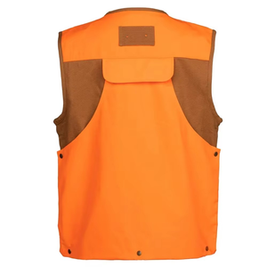 Chaleco de Caza Camuflado con Interior Naranja, Cierre Frontal con Cremallera, Múltiples Bolsillos, Diseño para Caza, Uso en Exteriores, Alta Calidad, Mejor Precio - Product Image 2