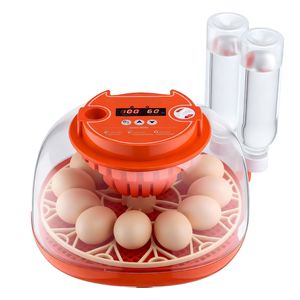 Incubatrice per 12 Uova con Rotazione Automatica, Illuminatore LED, Controllo Temperatura e Umidità, Finestra Trasparente a 360°, Materiali PC e PP - Product Image 6