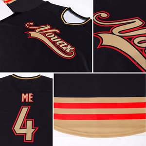 Factory Customization OEM Service Lightweight Polyester Anti-Bacterial Professional Latest Design Unisex Ice Hockey Jersey - Product Image 4