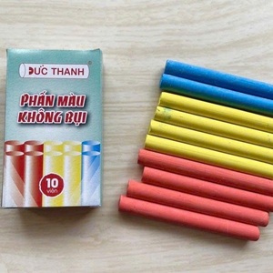 Vietnamese 3 Colored Wet Clean School Best Dustless <b>Chalk</b> <b>White</b> <b>Chalk</b> for School - Product Image 1