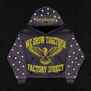 Wholesale Hoodies for Distributors Heavyweight Cotton Hoodie Pullover Factory Direct Export - Product Image 2