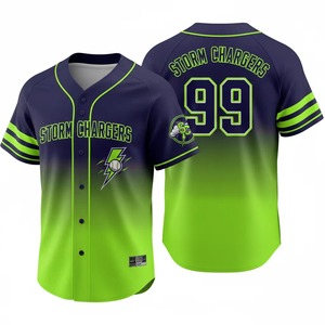 Jersey Baseball Amerika Jahitan Bordir untuk Pria Wanita Anak-anak, Jersey Custom Ukuran USA, Pakaian Tim, Jersey Softball - Product Image 5