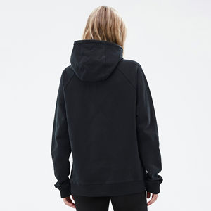 Pull à capuche oversize décontracté pour femme, en tissu polaire tricoté, coupe-vent, idéal pour l'automne et l'hiver, avec badge – Nouvelle collection très prisée - Product Image 4