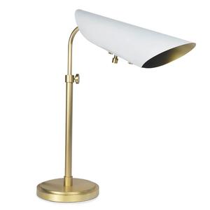 Lámpara de Mesa Rústica de Latón Hecha a Mano con Base Artística para Decoración de Interiores - Product Image 1