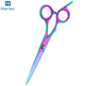 Nouvelles ciseaux de coiffeur professionnels de qualité supérieure, couleur arc-en-ciel, entièrement personnalisables, pour salon, usage intensif, 6,5 pouces - Product Image 2