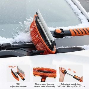 Attrezzi Portatili per la Rimozione della Neve Invernale per Auto, Camion, SUV, Essenziali per Veicoli di Emergenza - Product Image 3