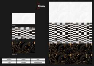 Azulejos de Pared de Cerámica con Acabado Brillante Premium de 300X600MM, Diseño Elegante para Decoración y Estilismo de Interiores de Cocina y Baño - Product Image 2