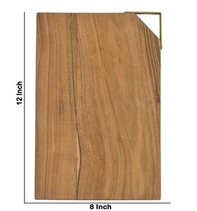 Planche à découper rectangulaire avec boucle de suspension, surface épaisse et durable pour une découpe facile, un service pratique et une utilisation quotidienne en cuisine - Product Image 5