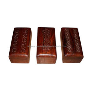 Organizador de joyería personalizado de madera con detalles tallados, ideal para collar, pulsera, pendiente, almacenamiento, múltiples diseños disponibles - Product Image 6