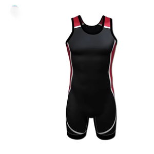 Singletes de Lucha Transpirables con Logotipo Personalizado de Alta Calidad, Impresos por Transferencia de Calor, y Pantalones Ajustados para Hombre, Venta al Por Mayor a Precio Económico - Product Image 2